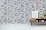 York Arisu Grey Birds and Bamboo Wallpaper