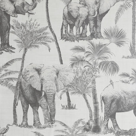 York Adelia Neutral Elephant Grove Wallpaper