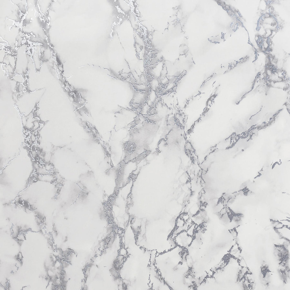 York Siward White Metallic Marble Wallpaper
