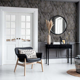 York Siward Charcoal Metallic Marble Wallpaper