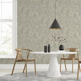 York Evonne Charcoal Marble Patina Wallpaper