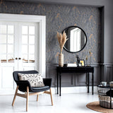 York Darcel Grey Granite Wallpaper