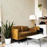 York Evonne Neutral Marble Patina Wallpaper