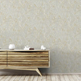 York Evonne Neutral Marble Patina Wallpaper