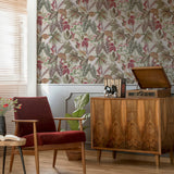 York Lorraine Neutral Tropical Wallpaper