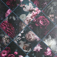 York Gianna Purple Floral Squares Wallpaper