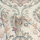 York Teigen Multicolor Floral Damask Wallpaper