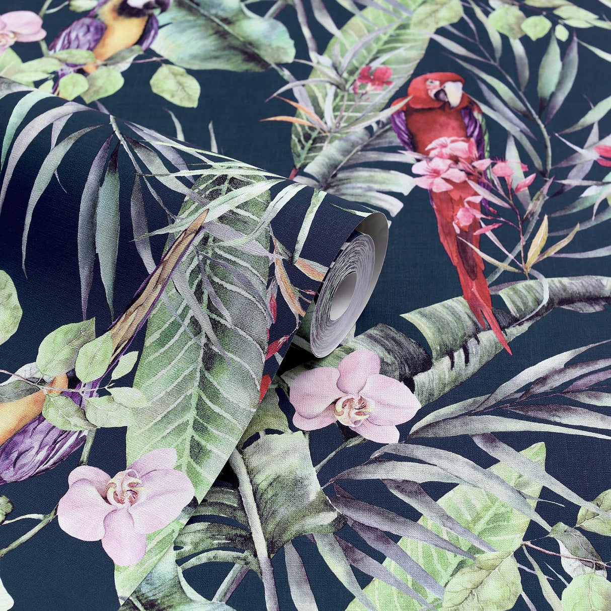 York Rudy Navy Pretty Polly Wallpaper