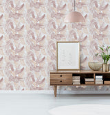 York Nell Blush Tropical Wallpaper