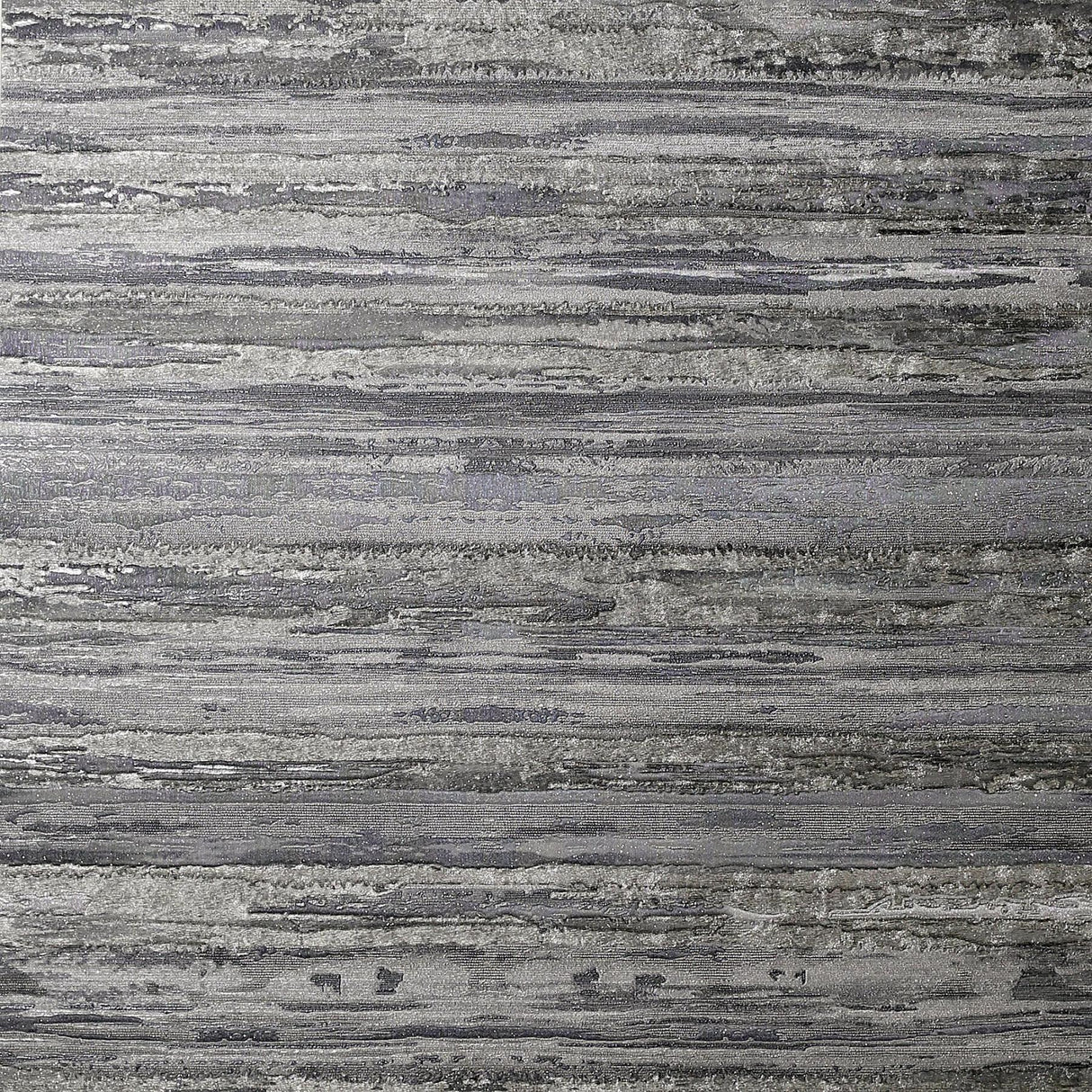 York Philomena Pewter Striated Wallpaper