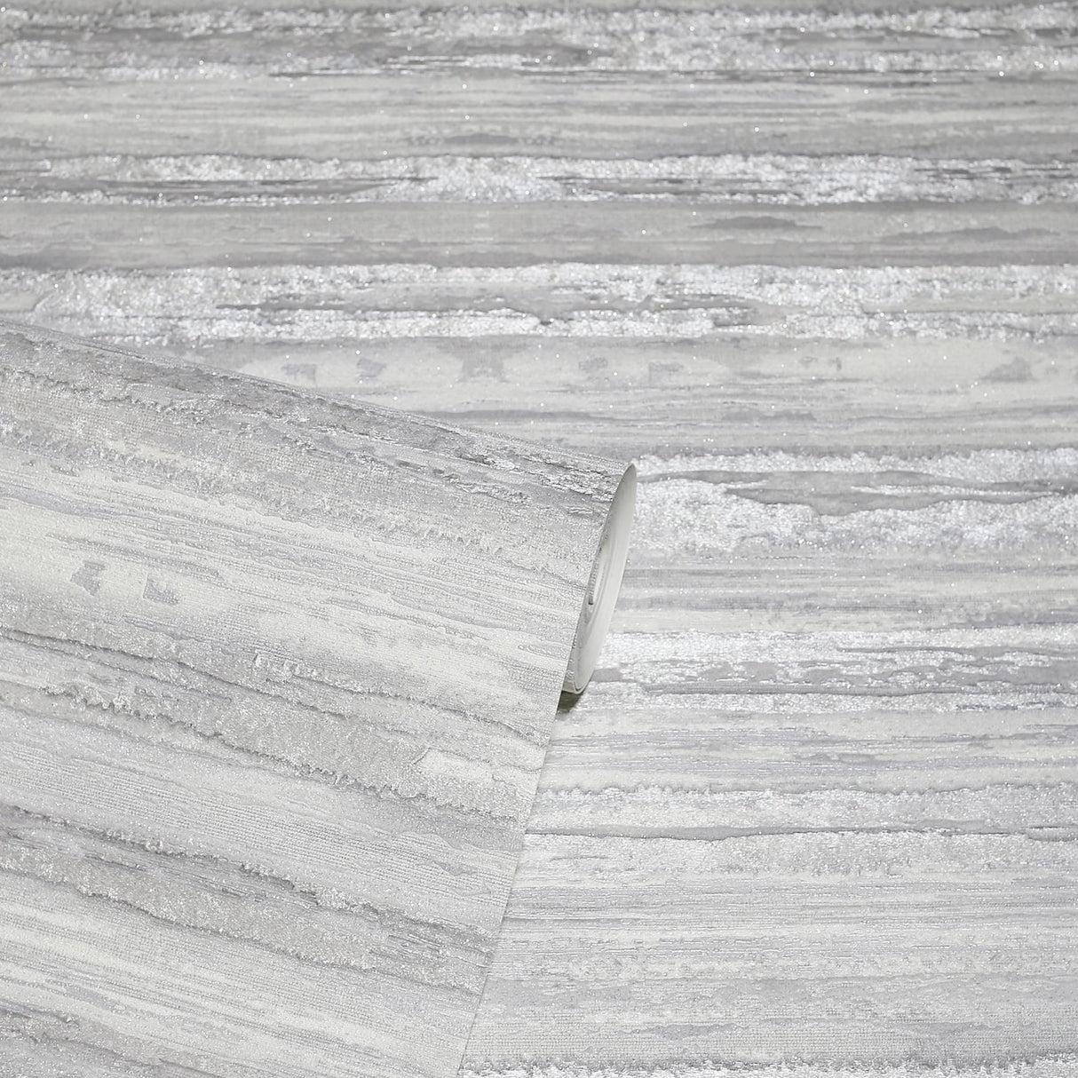 York Philomena Silver Striated Wallpaper
