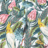 York Celia Multicolor Tropical Birds Wallpaper