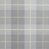 York Hector Grey Plaid Wallpaper