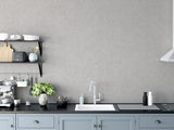 York Monty Grey Faux Fabric Wallpaper