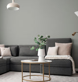 York Monty Grey Faux Fabric Wallpaper
