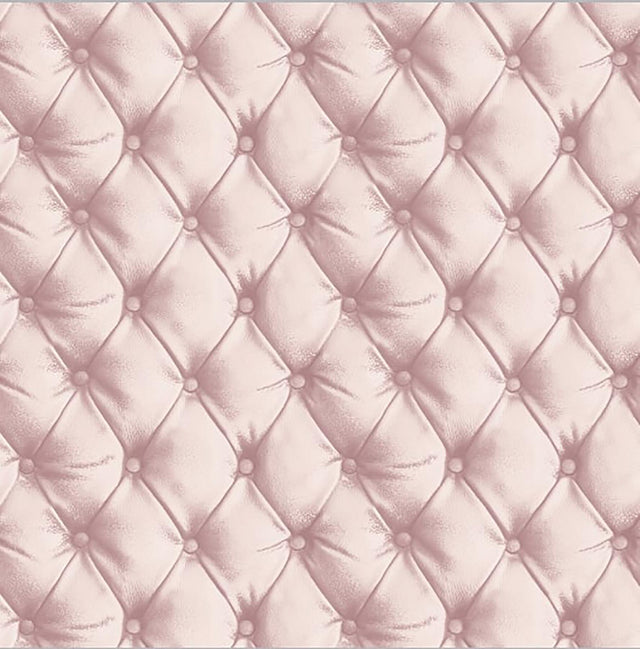 York Ella Blush Tufted Wallpaper