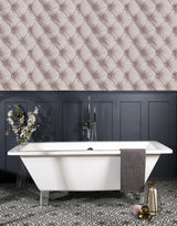 York Ella Blush Tufted Wallpaper