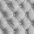 York Ella Silver Tufted Wallpaper