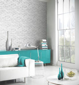 York Abner Dove Brick Wallpaper