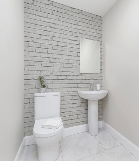 York Abner Dove Brick Wallpaper