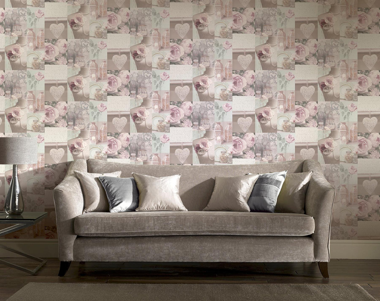 York Irene Blush Charlotte College Wallpaper