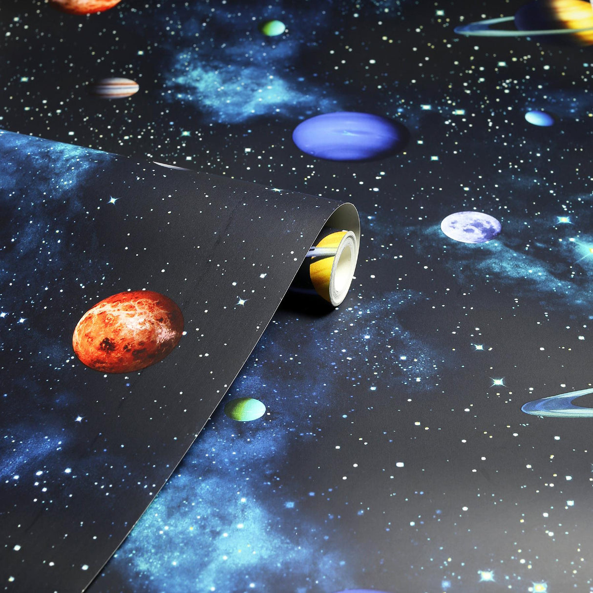 York Albert Black Cosmos Wallpaper