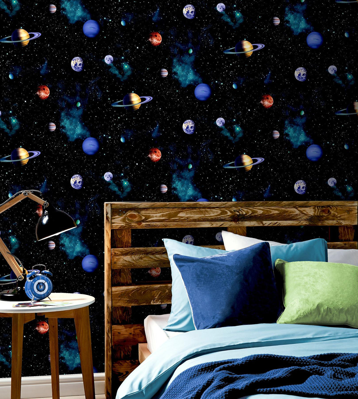 York Albert Black Cosmos Wallpaper
