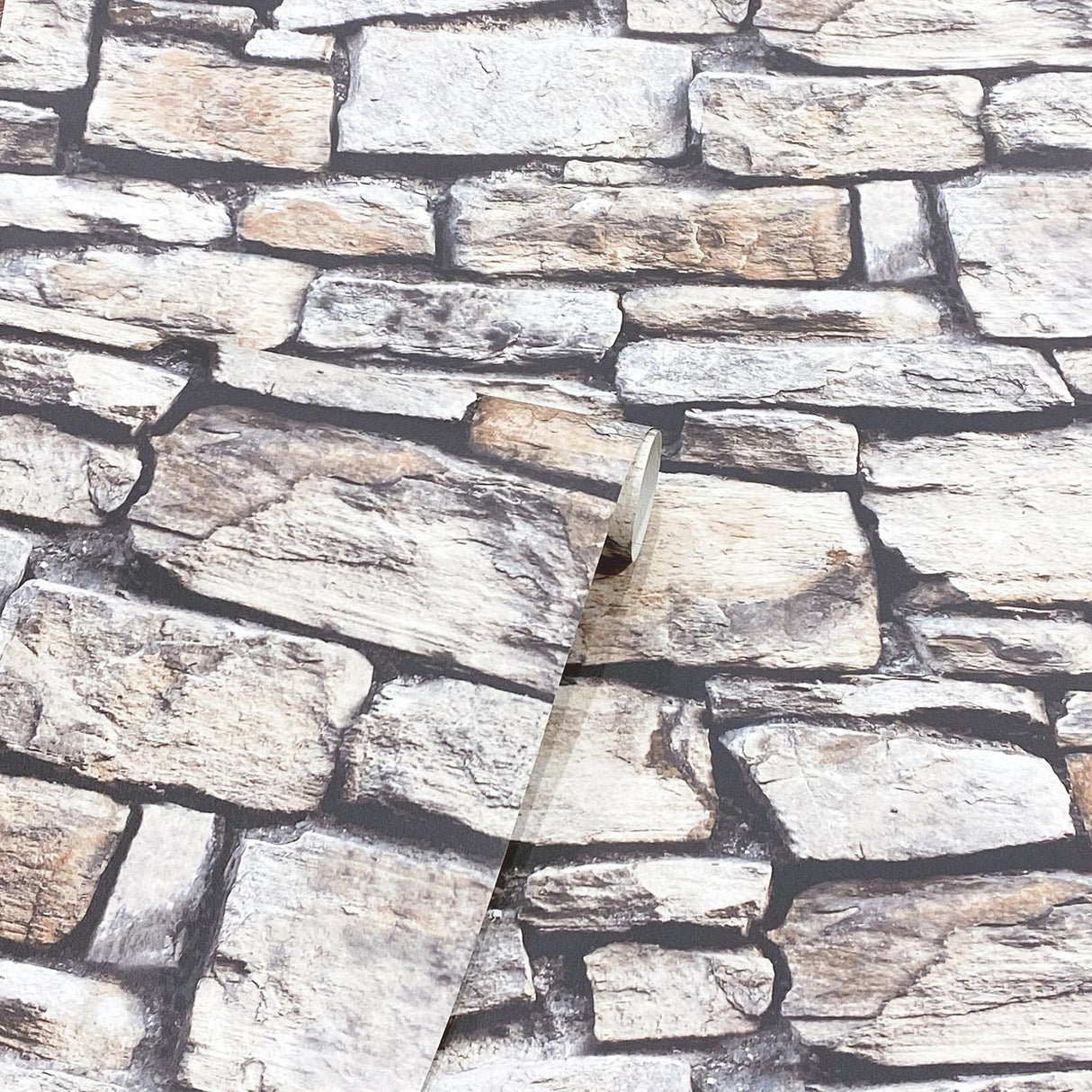 York Norman Neutral Stone Wallpaper