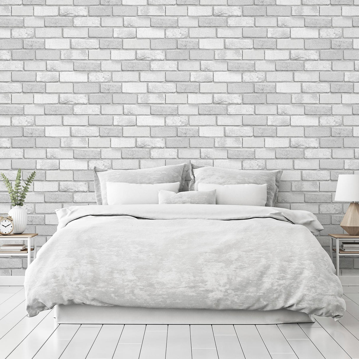 York Truman Dove Brick Wallpaper