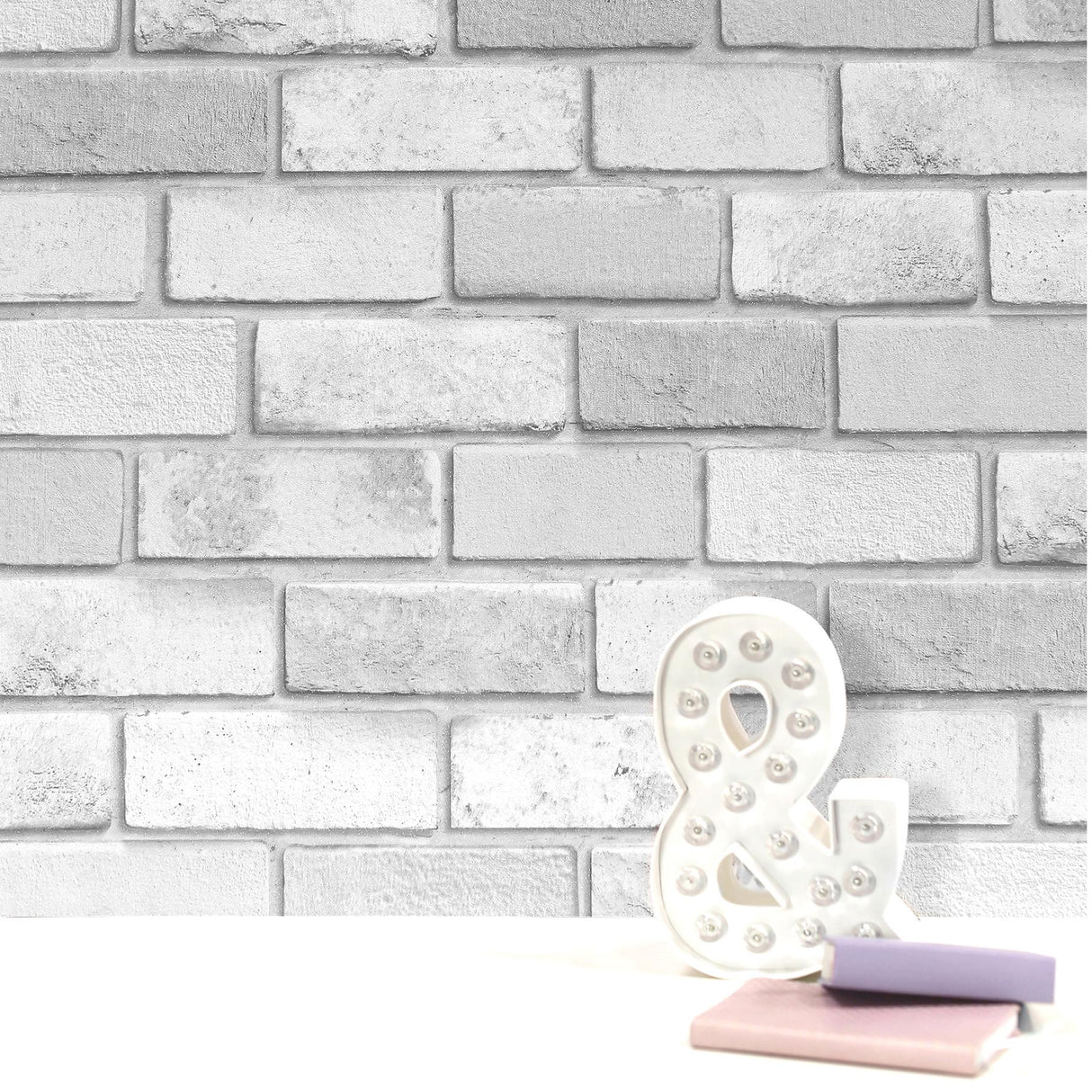 York Truman Dove Brick Wallpaper