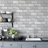York Truman Dove Brick Wallpaper
