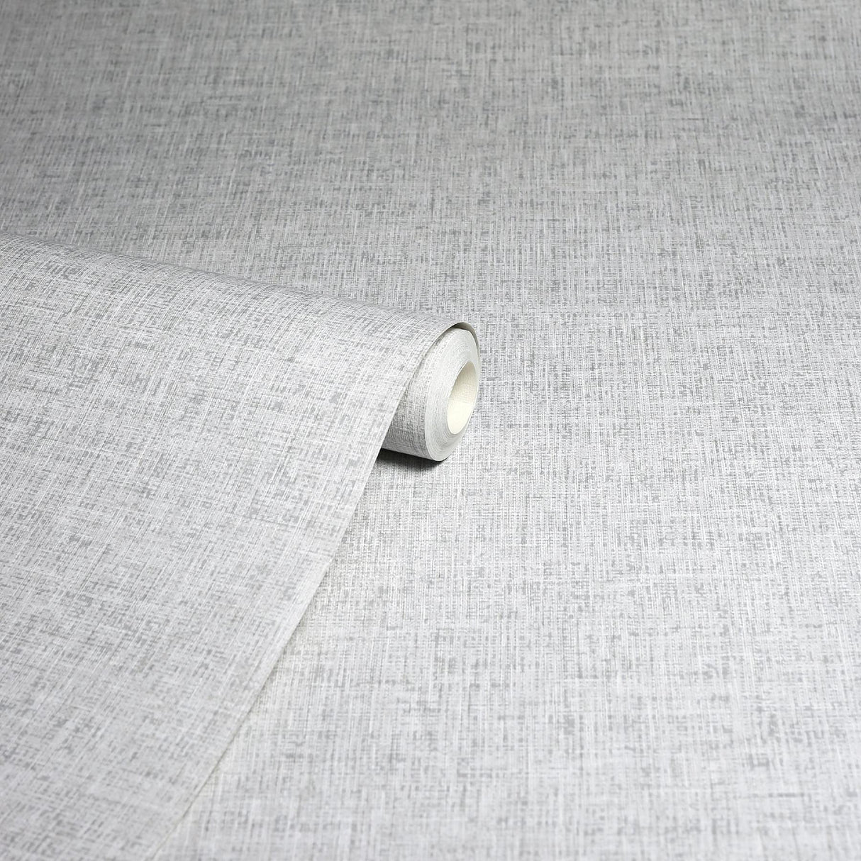 York Maisie Light Grey Linen Wallpaper