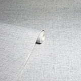York Maisie Light Grey Linen Wallpaper