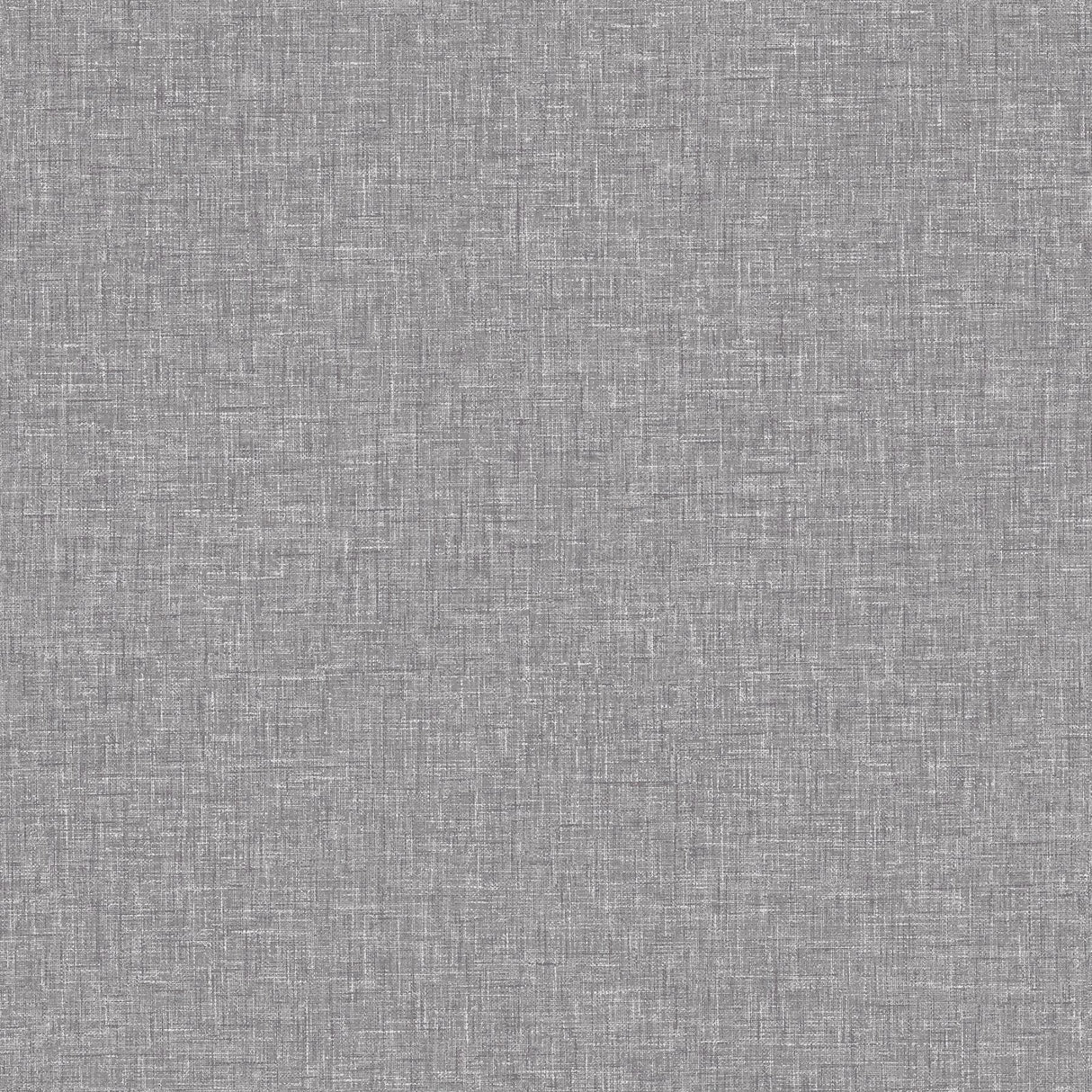 York Maisie Grey Linen Wallpaper