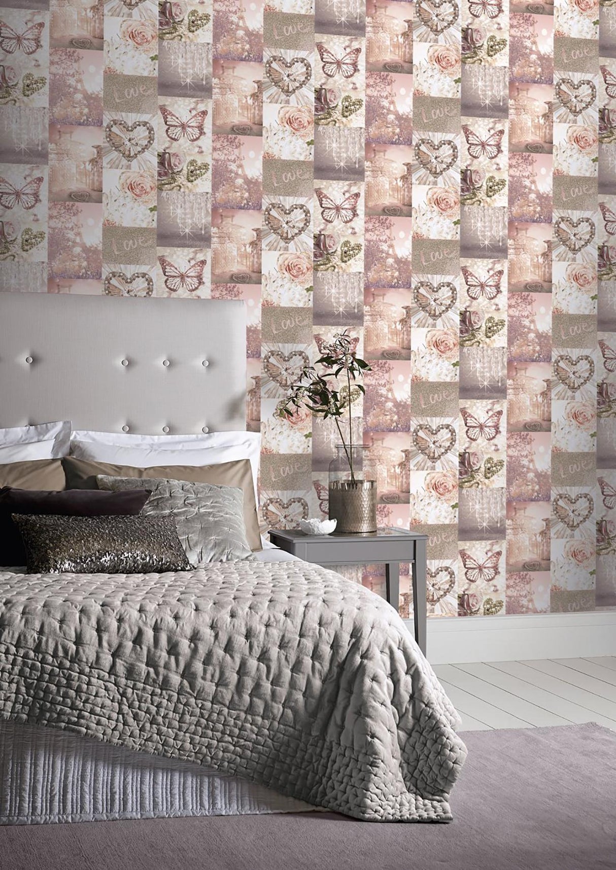 York Ryo Blush Inspirational Wallpaper