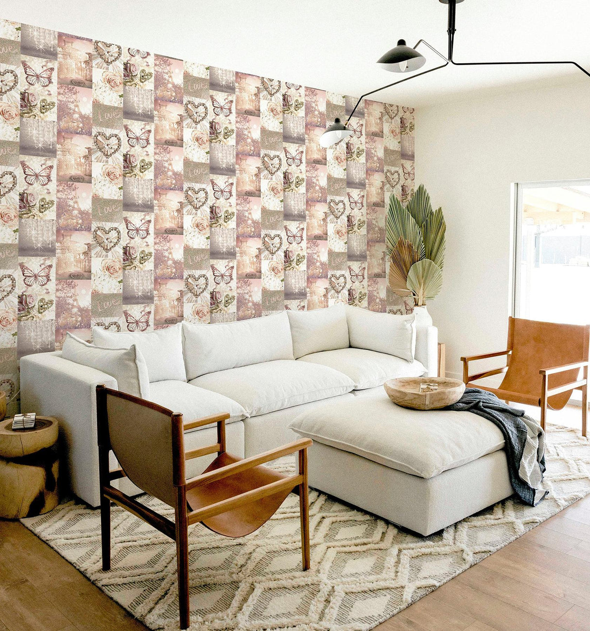 York Ryo Blush Inspirational Wallpaper