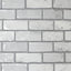 York Myron Dove Metallic Brick Wallpaper