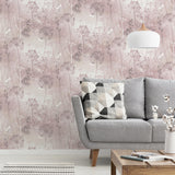 York Lena Pink Floral Wallpaper