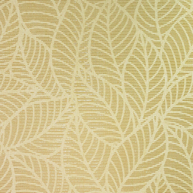York Mavis Mustard Leaf Wallpaper
