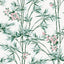 York Ayumi White Glitter Bamboo Wallpaper