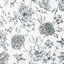 York Della Black Floral Trail Wallpaper