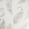 York Natsuko Metallic Feathers Wallpaper