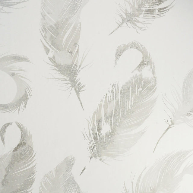 York Natsuko Metallic Feathers Wallpaper