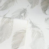York Natsuko Metallic Feathers Wallpaper