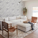 York Nellie Silver Stone Wallpaper