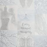 York Chou Light Grey Inspirational Wallpaper