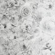 York Clarissa Grey Glitter Bloom Wallpaper