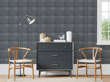 York Randall Dark Grey Geometric Wallpaper