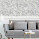 York Osgood Grey Marbled Wallpaper