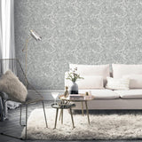 York Osgood Grey Marbled Wallpaper
